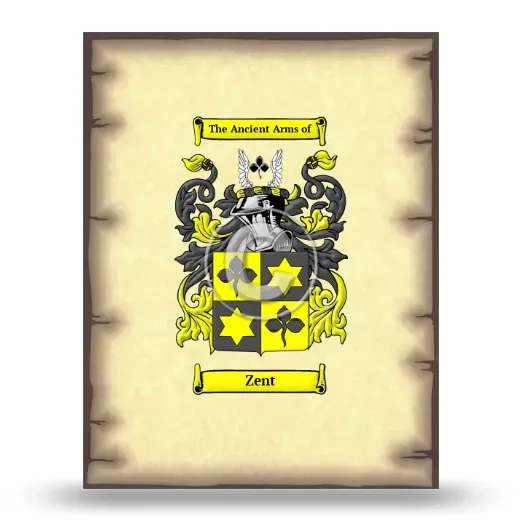 Zent Coat of Arms Print