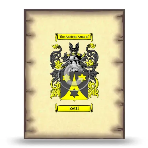 Zettl Coat of Arms Print