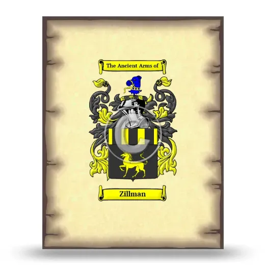 Zillman Coat of Arms Print