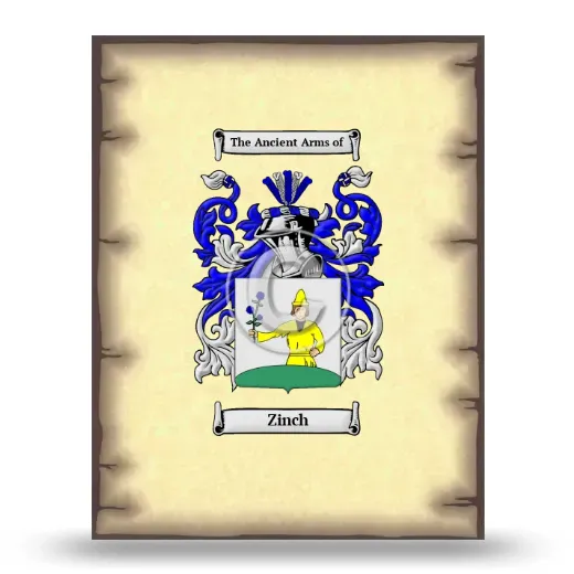 Zinch Coat of Arms Print