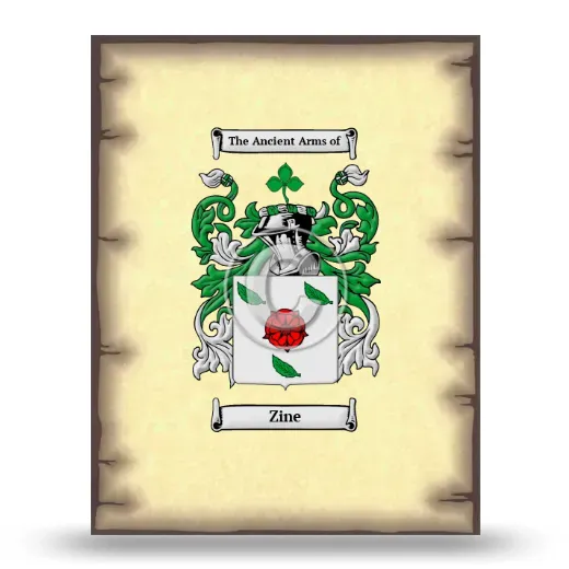 Zine Coat of Arms Print