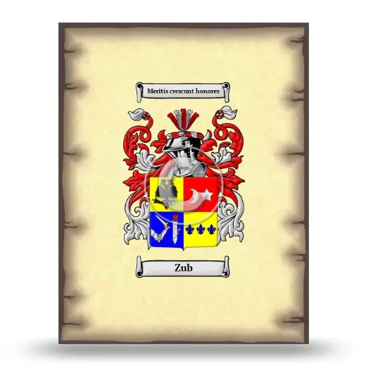 Zub Coat of Arms Print