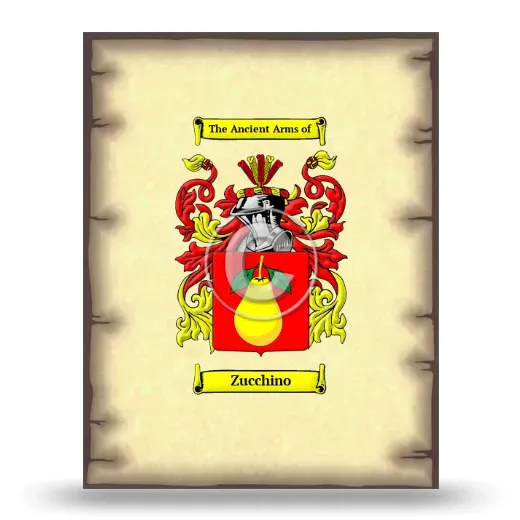 Zucchino Coat of Arms Print