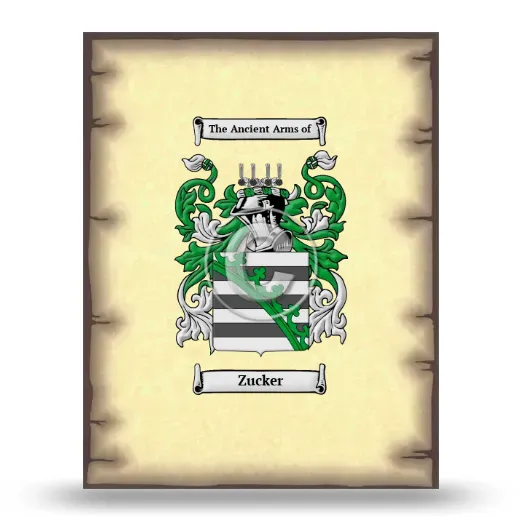 Zucker Coat of Arms Print