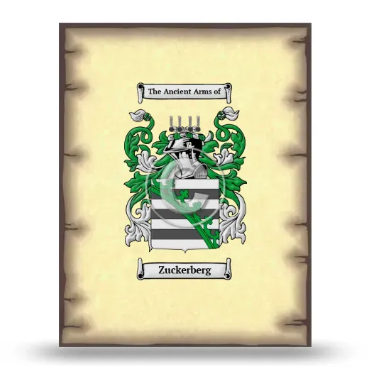 Zuckerberg Coat of Arms Print