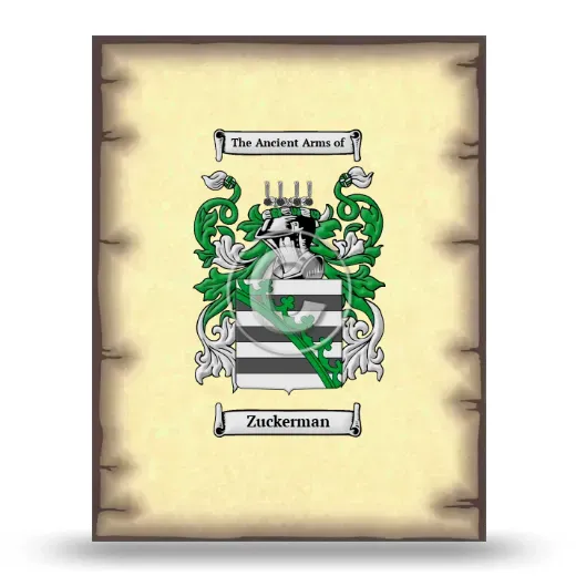 Zuckerman Coat of Arms Print