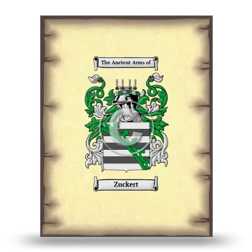 Zuckert Coat of Arms Print