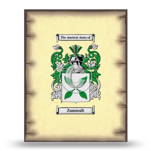 Zumwalt Coat of Arms Print