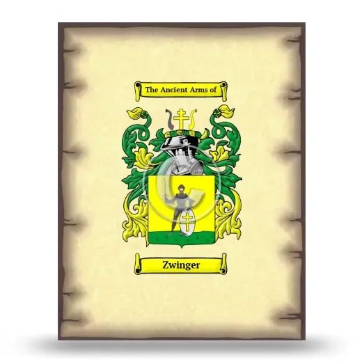 Zwinger Coat of Arms Print