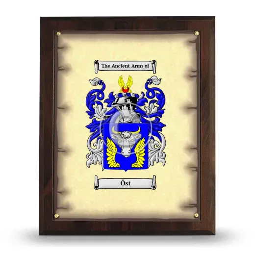 Öst Coat of Arms Plaque