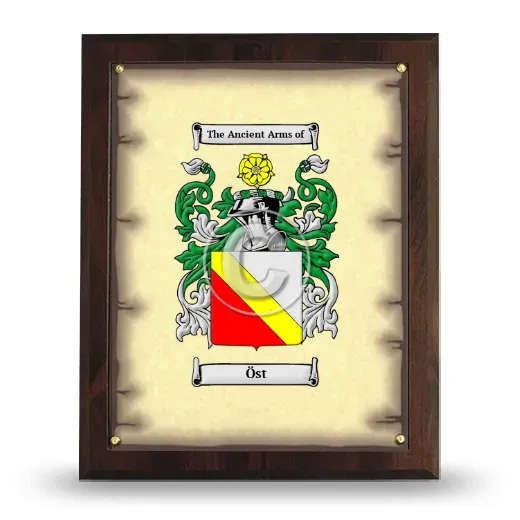 Öst Coat of Arms Plaque