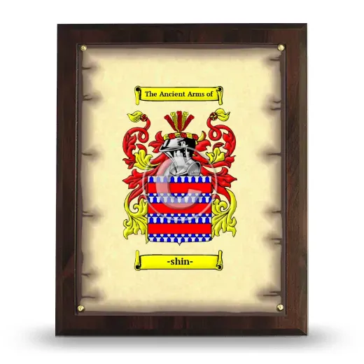 -shin- Coat of Arms Plaque