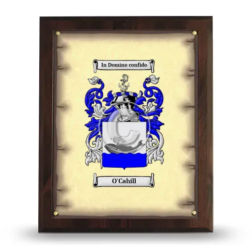 O'Cahill Coat of Arms Plaque