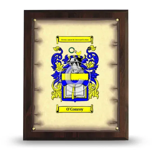 O'Conroy Coat of Arms Plaque