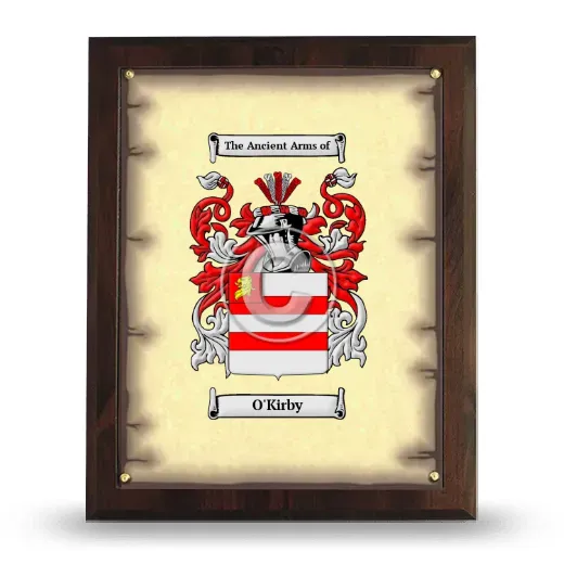 O'Kirby Coat of Arms Plaque