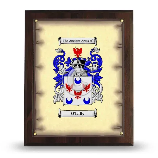 O'Lally Coat of Arms Plaque