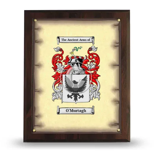 O'Murtagh Coat of Arms Plaque