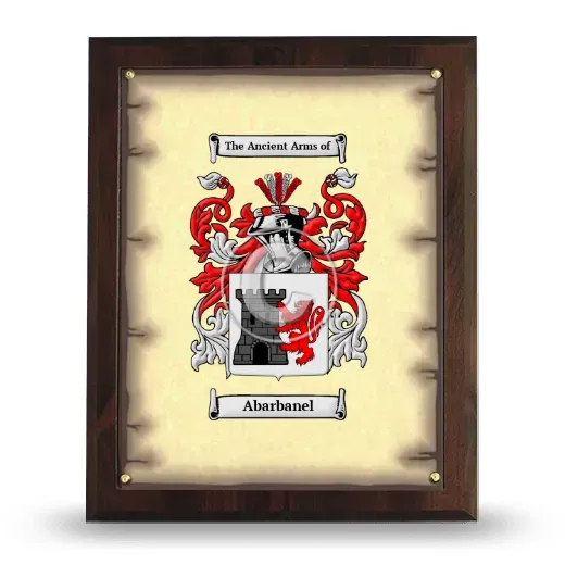 Abarbanel Coat of Arms Plaque