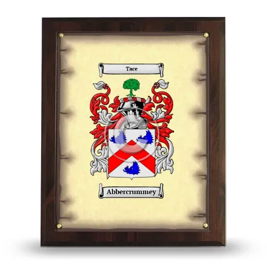 Abbercrummey Coat of Arms Plaque