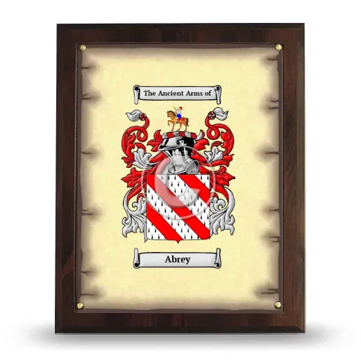 Abrey Coat of Arms Plaque