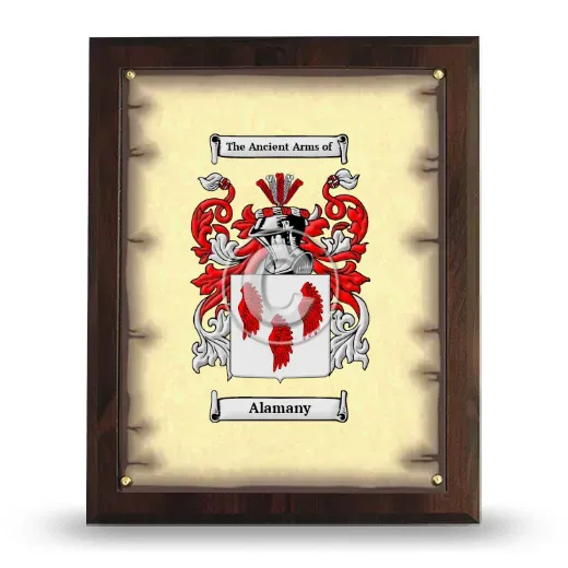 Alamany Coat of Arms Plaque