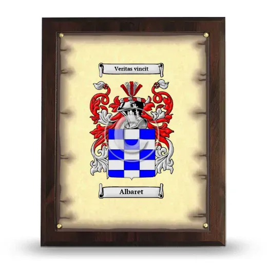 Albaret Coat of Arms Plaque