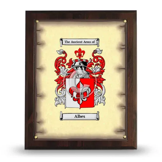 Albes Coat of Arms Plaque