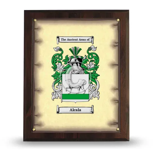 Alcala Coat of Arms Plaque