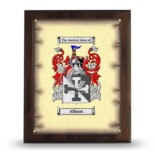 Allmox Coat of Arms Plaque