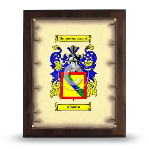 Almara Coat of Arms Plaque
