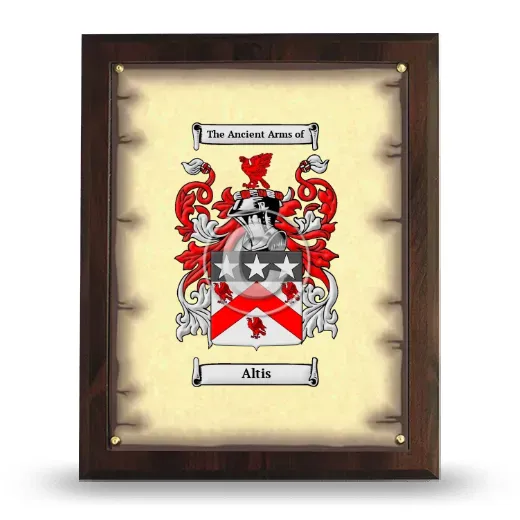 Altis Coat of Arms Plaque