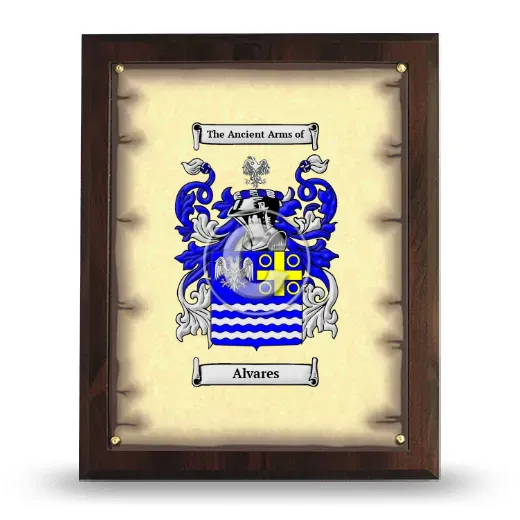 Alvares Coat of Arms Plaque