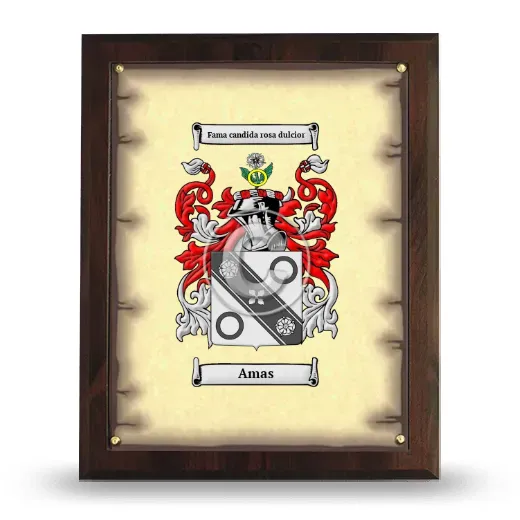 Amas Coat of Arms Plaque