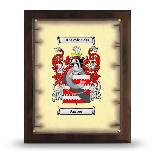 Amoor Coat of Arms Plaque