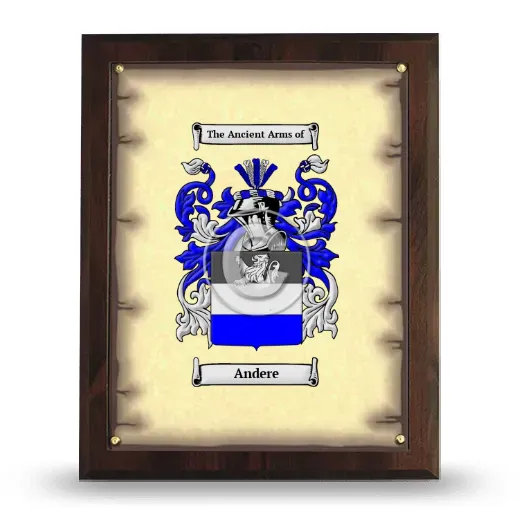 Andere Coat of Arms Plaque