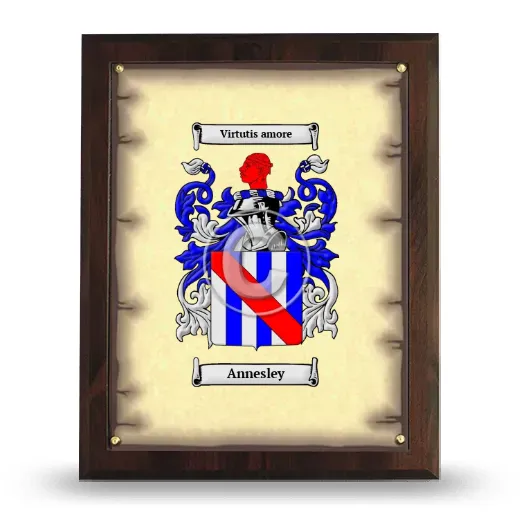 Annesley Coat of Arms Plaque