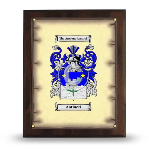 Antinori Coat of Arms Plaque