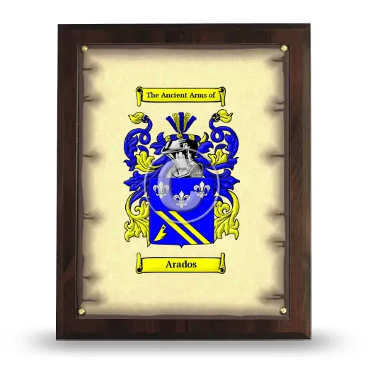 Arados Coat of Arms Plaque