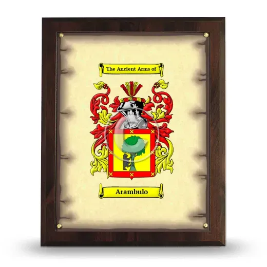 Arambulo Coat of Arms Plaque
