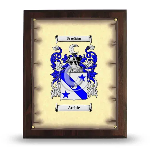 Archie Coat of Arms Plaque