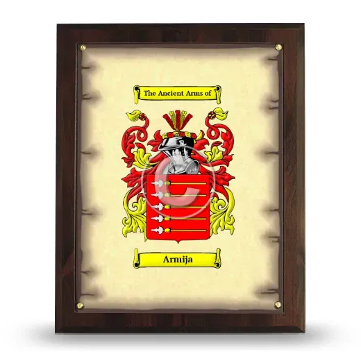 Armija Coat of Arms Plaque