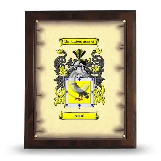 Arrol Coat of Arms Plaque