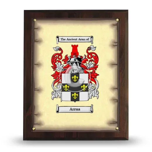 Arrua Coat of Arms Plaque