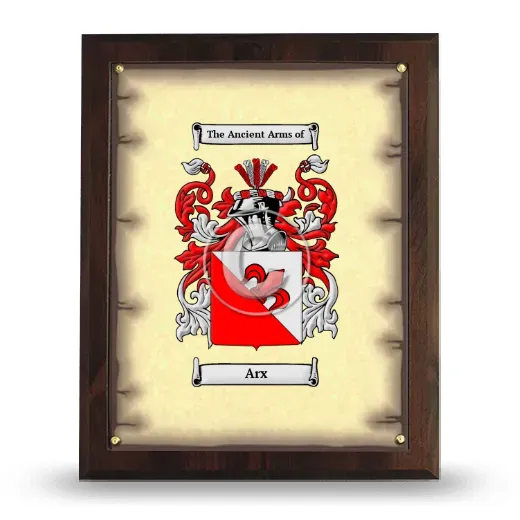 Arx Coat of Arms Plaque