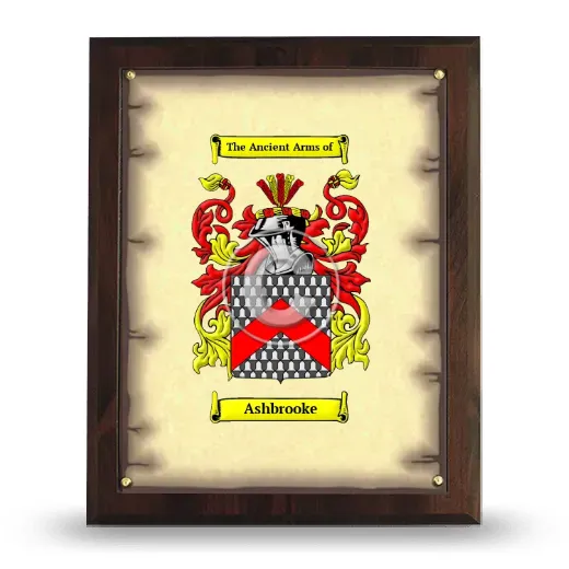 Ashbrooke Coat of Arms Plaque