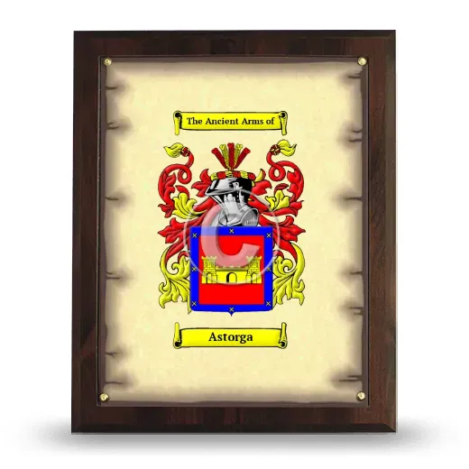 Astorga Coat of Arms Plaque