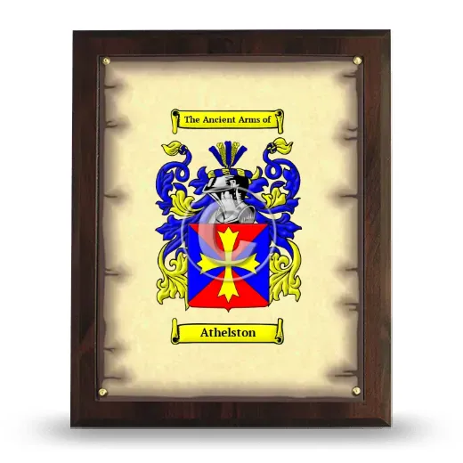 Athelston Coat of Arms Plaque