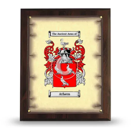 Athern Coat of Arms Plaque