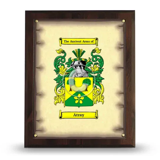 Atray Coat of Arms Plaque