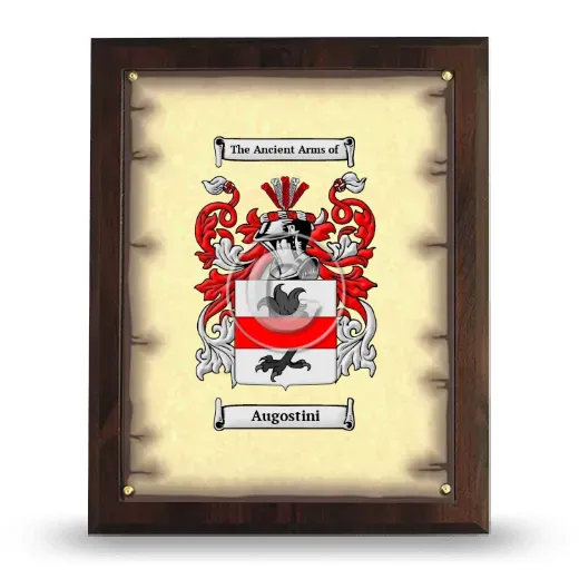 Augostini Coat of Arms Plaque